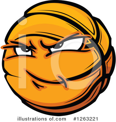Royalty-Free (RF) Basketball Clipart Illustration by Chromaco - Stock Sample #1263221