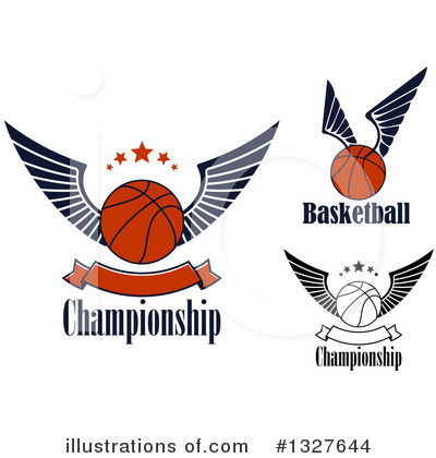 Royalty-Free (RF) Basketball Clipart Illustration by Vector Tradition SM - Stock Sample #1327644