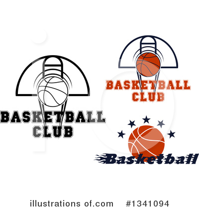 Royalty-Free (RF) Basketball Clipart Illustration by Vector Tradition SM - Stock Sample #1341094