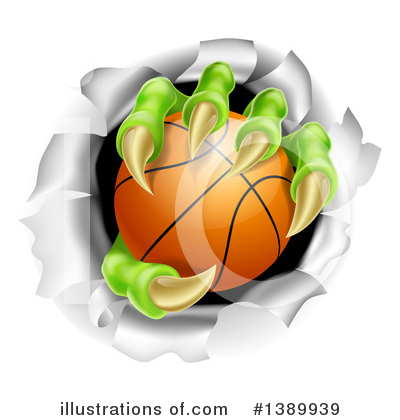 Royalty-Free (RF) Basketball Clipart Illustration by AtStockIllustration - Stock Sample #1389939