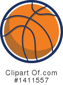 Basketball Clipart #1411557 by patrimonio