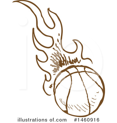 Royalty-Free (RF) Basketball Clipart Illustration by Domenico Condello - Stock Sample #1460916