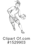 Basketball Clipart #1529903 by patrimonio