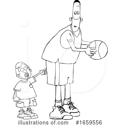 Royalty-Free (RF) Basketball Clipart Illustration by djart - Stock Sample #1659556