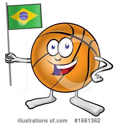 Brazilian Flag Clipart #1661362 by Domenico Condello