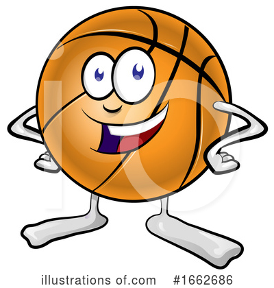 Royalty-Free (RF) Basketball Clipart Illustration by Domenico Condello - Stock Sample #1662686