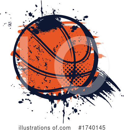 Basketball Clipart #1740145 by Vector Tradition SM