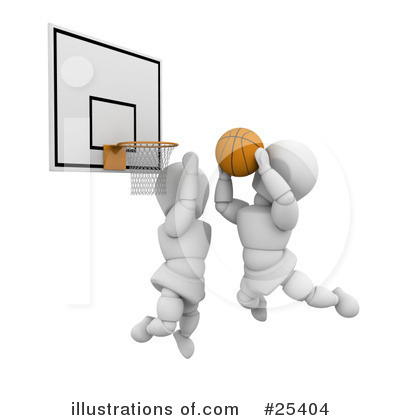 Royalty-Free (RF) Basketball Clipart Illustration by KJ Pargeter - Stock Sample #25404