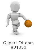 Basketball Clipart #31333 by KJ Pargeter