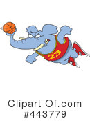 Basketball Clipart #443779 by toonaday