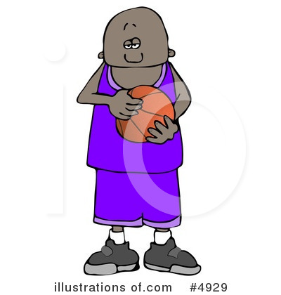 Royalty-Free (RF) Basketball Clipart Illustration by djart - Stock Sample #4929