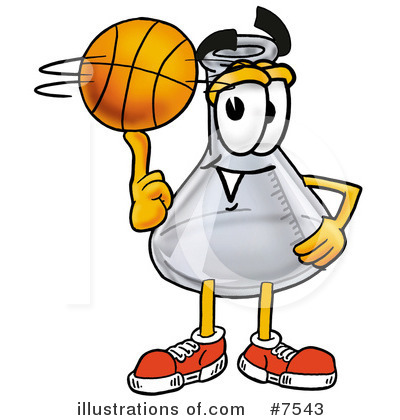 Royalty-Free (RF) Basketball Clipart Illustration by Mascot Junction - Stock Sample #7543