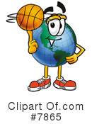 Basketball Clipart #7865 by Mascot Junction