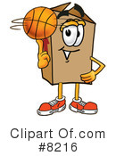 Basketball Clipart #8216 by Mascot Junction