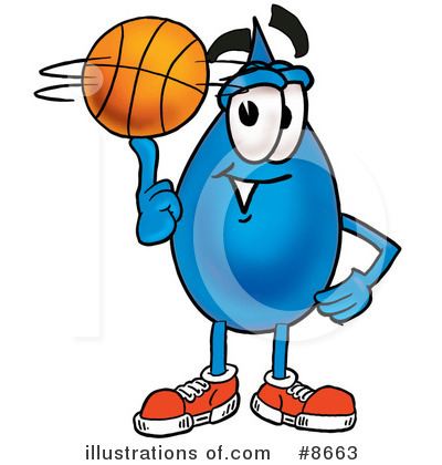 Royalty-Free (RF) Basketball Clipart Illustration by Mascot Junction - Stock Sample #8663