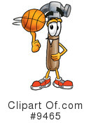 Basketball Clipart #9465 by Mascot Junction