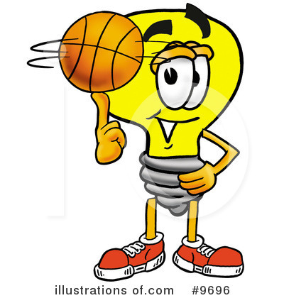 Basketball Clipart #9696 by Mascot Junction