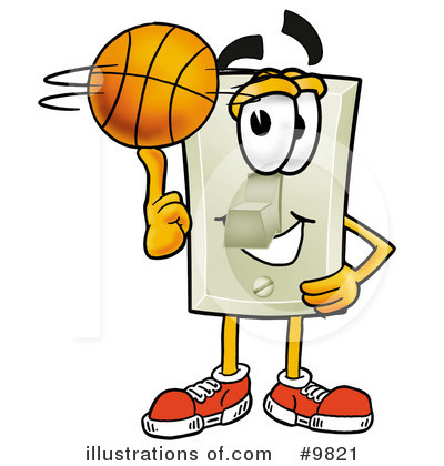 Royalty-Free (RF) Basketball Clipart Illustration by Mascot Junction - Stock Sample #9821