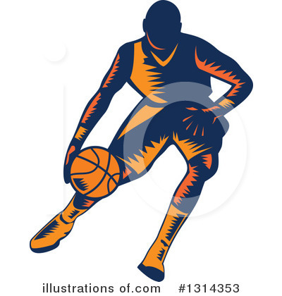 Basketball Clipart #1314353 by patrimonio