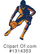Basketball Player Clipart #1314353 by patrimonio
