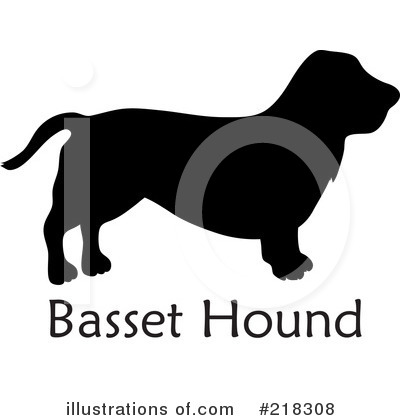 Basset Hound Clipart #218308 by Pams Clipart
