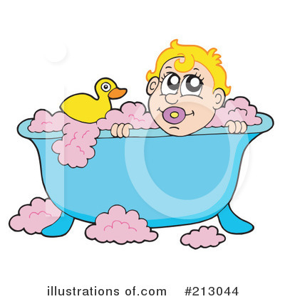 Royalty-Free (RF) Bath Clipart Illustration by visekart - Stock Sample #213044