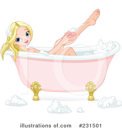 Royalty-Free (RF) Bath Clipart Illustration by Pushkin - Stock Sample #231501
