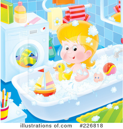 Royalty-Free (RF) Bath Time Clipart Illustration by Alex Bannykh - Stock Sample #226818