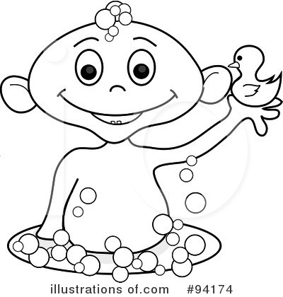 Bathing Clipart #94174 by Pams Clipart