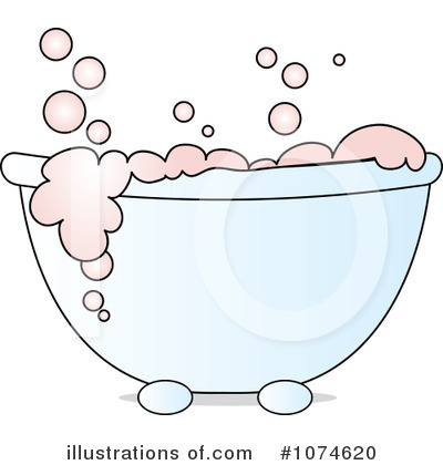 Bath Tub Clipart #1074620 by Pams Clipart