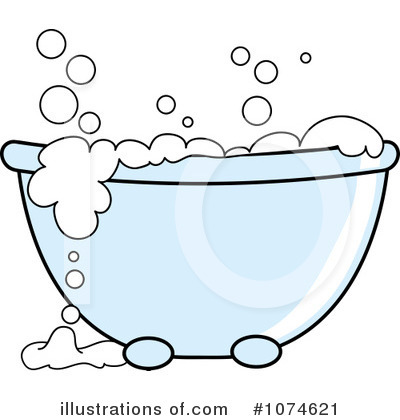 Bath Tub Clipart #1074621 by Pams Clipart