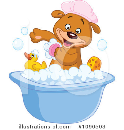 Royalty-Free (RF) Bathing Clipart Illustration by yayayoyo - Stock Sample #1090503