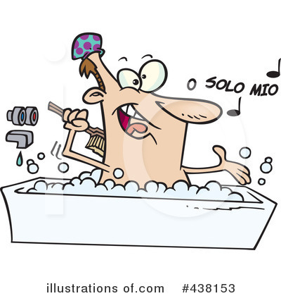 Bathing Clipart #438153 by toonaday