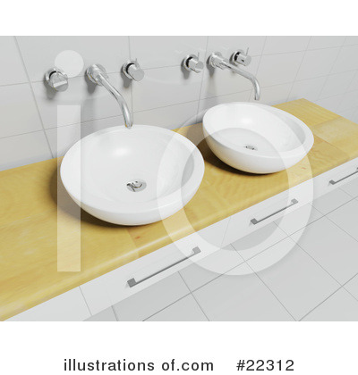 Royalty-Free (RF) Bathroom Clipart Illustration by KJ Pargeter - Stock Sample #22312