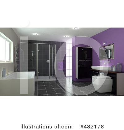 Royalty-Free (RF) Bathroom Clipart Illustration by KJ Pargeter - Stock Sample #432178