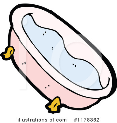 Royalty-Free (RF) Bathtub Clipart Illustration by lineartestpilot - Stock Sample #1178362