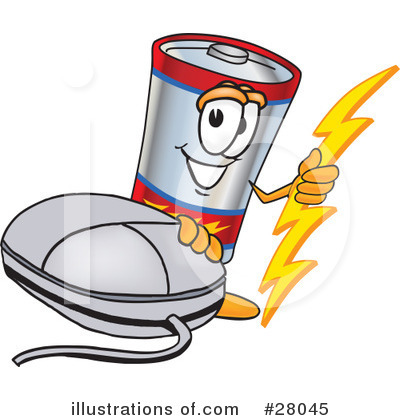 Computer Mouse Clipart #28045 by Mascot Junction