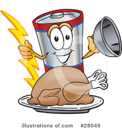 Royalty-Free (RF) Battery Character Clipart Illustration by Mascot Junction - Stock Sample #28049