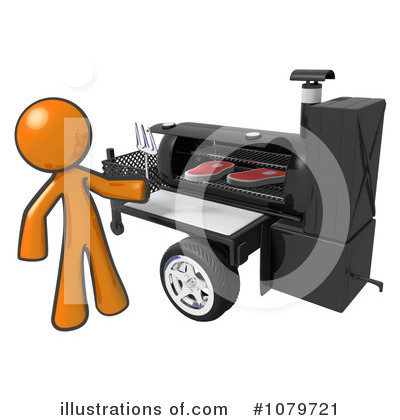 Royalty-Free (RF) Bbq Clipart Illustration by Leo Blanchette - Stock Sample #1079721