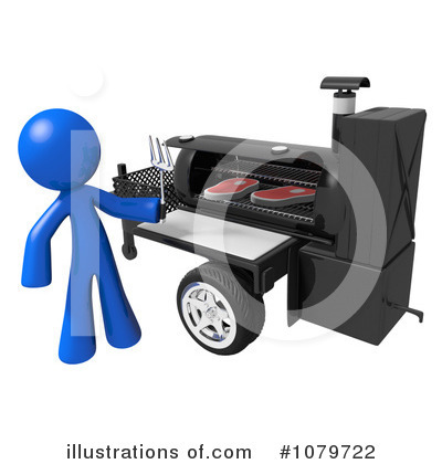 Royalty-Free (RF) Bbq Clipart Illustration by Leo Blanchette - Stock Sample #1079722