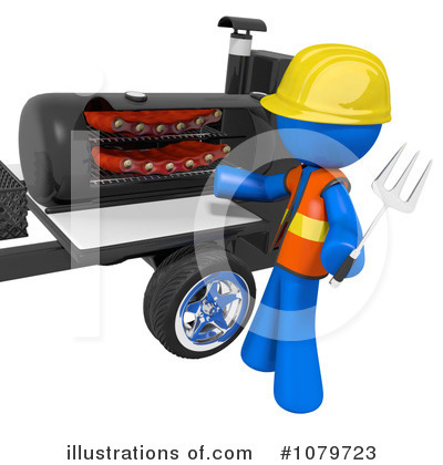 Royalty-Free (RF) Bbq Clipart Illustration by Leo Blanchette - Stock Sample #1079723
