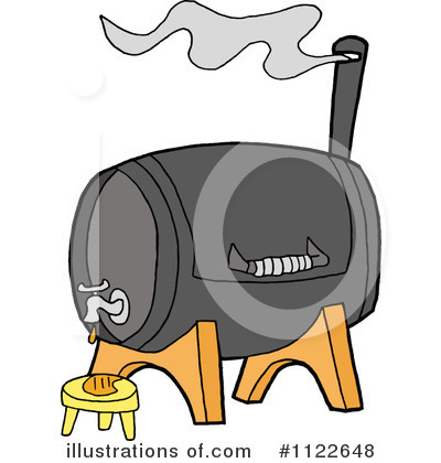 Royalty-Free (RF) Bbq Clipart Illustration by LaffToon - Stock Sample #1122648