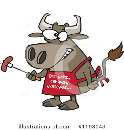 Cows Clipart #1198043 by toonaday