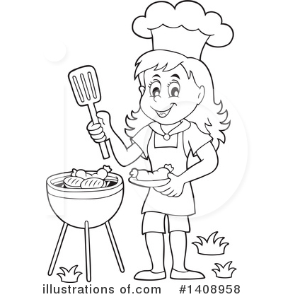 Bbq Clipart #1408958 by visekart