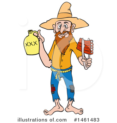 Hillbilly Clipart #1461483 by LaffToon
