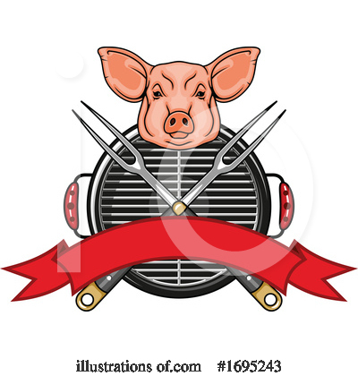 Pig Clipart #1695243 by Vector Tradition SM
