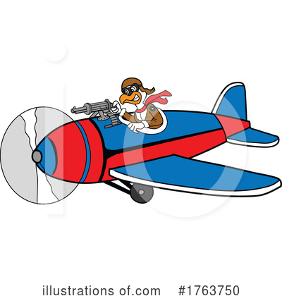 Airplane Clipart #1763750 by LaffToon