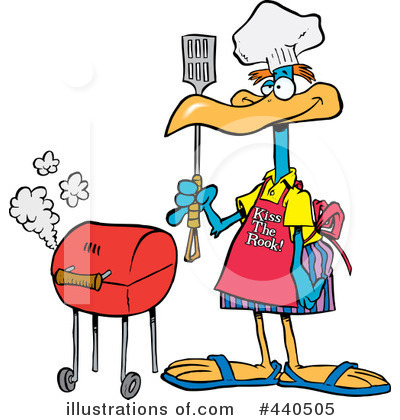 Royalty-Free (RF) Bbq Clipart Illustration by toonaday - Stock Sample #440505