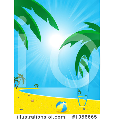 Royalty-Free (RF) Beach Clipart Illustration by elaineitalia - Stock Sample #1056665