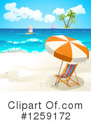 Beach Clipart #1259172 by merlinul